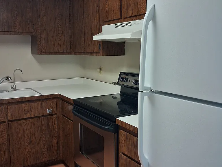 Kitchen with appliances.