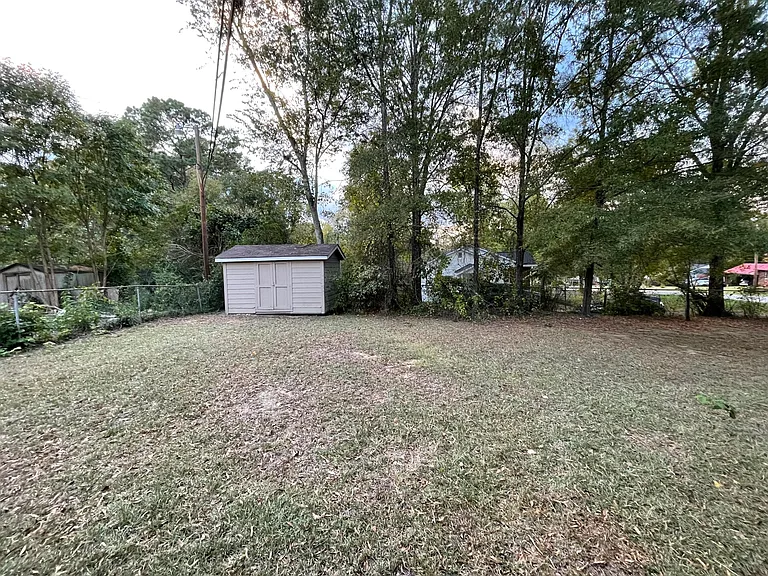 Fenced Backyard & Shed
