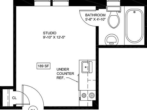 2nd image of 305 W 45th St APT 1h