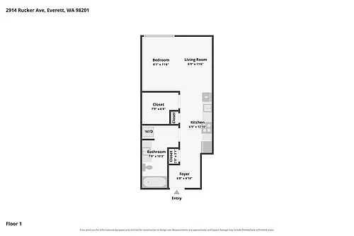 Floor plan Studio