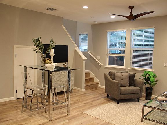 Open dining and living area (sample photo unit 2-5, some units are a mirror image)