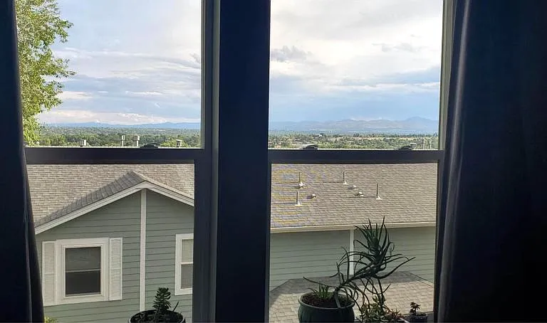 same window as the other photo with the view