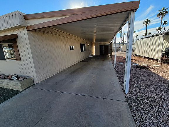 carport side of home