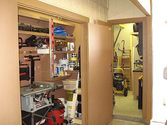 Two separate storerooms w/lock