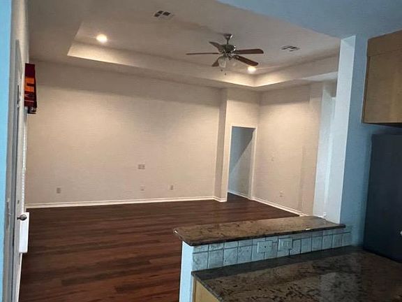 LVP flooring in living area and hallway
