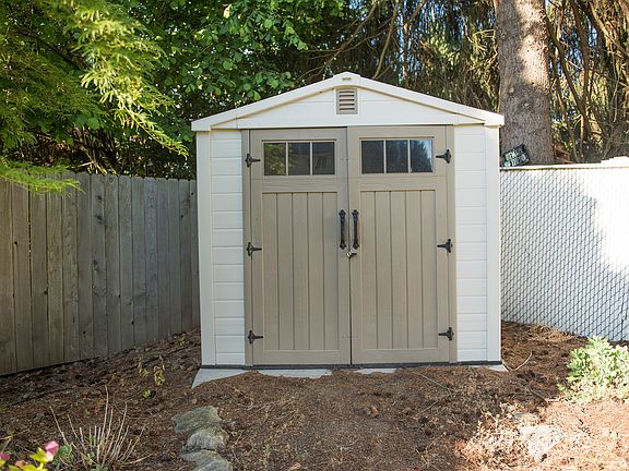 6x8 shed on concrete pad
