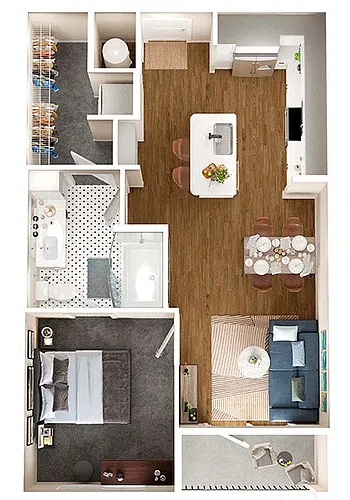 Floor plan Berry Hill