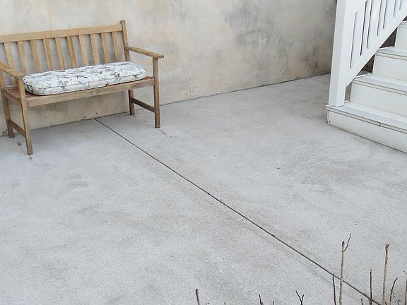 Rear Concrete Patio Area