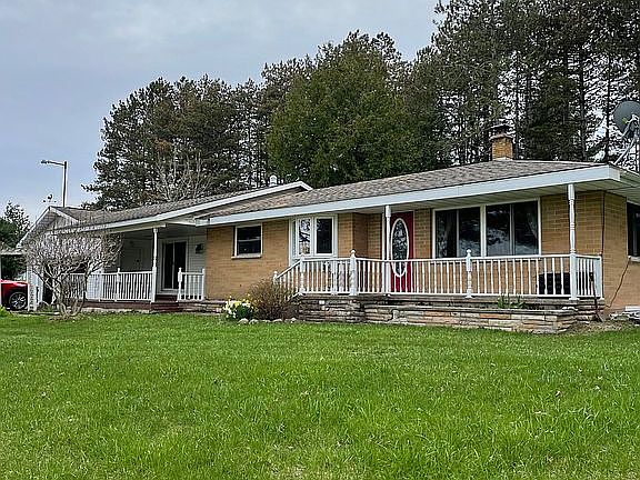 Front of house looking East