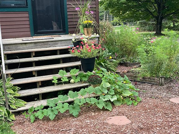 Lots of gardens, flower, veggie, herb, etc.