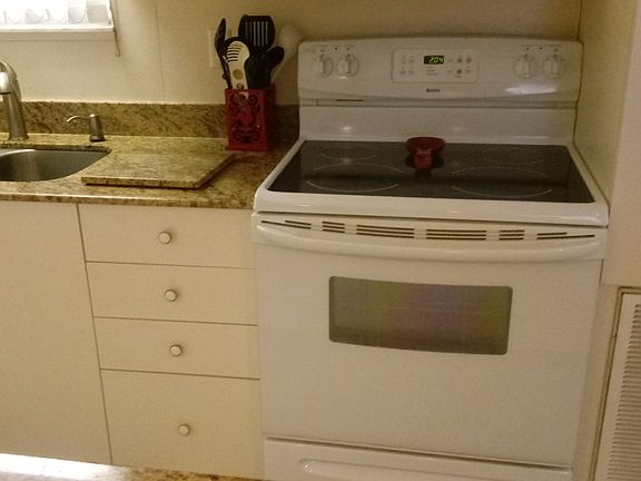 stove  & granite counters