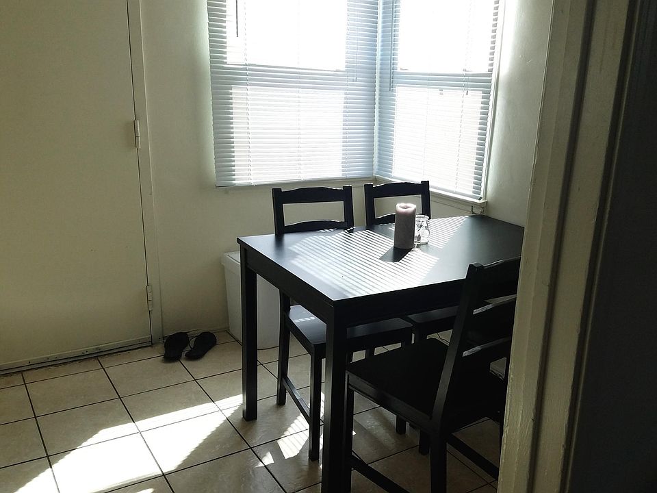 Separate dining room space