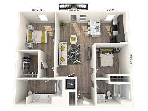 Floor plan B1-Upgrade