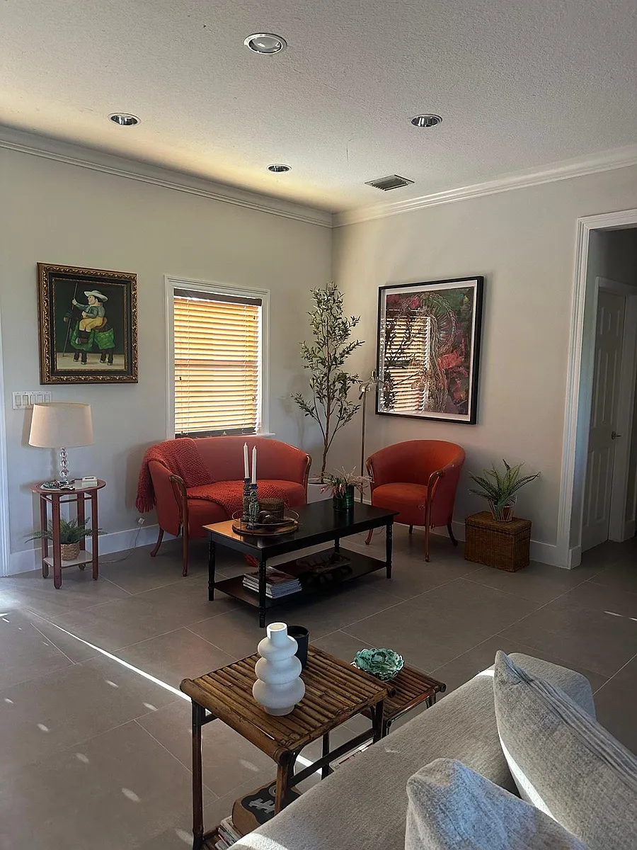 Photo 1 of 24 - 12442 SW 119th Ct - Miami, FL Open floor plan living room - 12442 SW 119th Ct