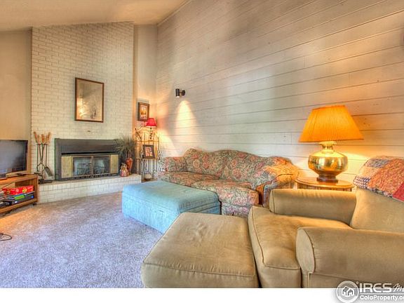 Fireplace and shiplap wall in family room