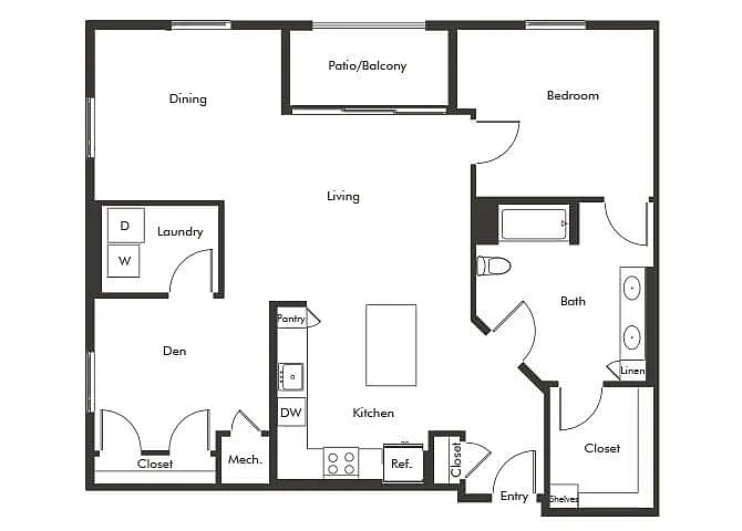 Floor plan A11D
