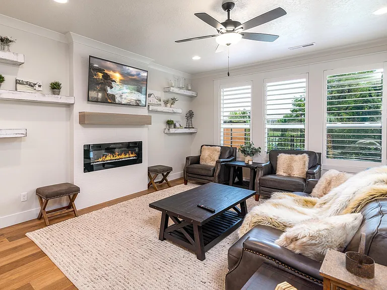 Fireplace in Living Room