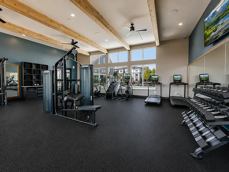 State-of-the-art Fitness Center at Bolton West Charlotte Apartments