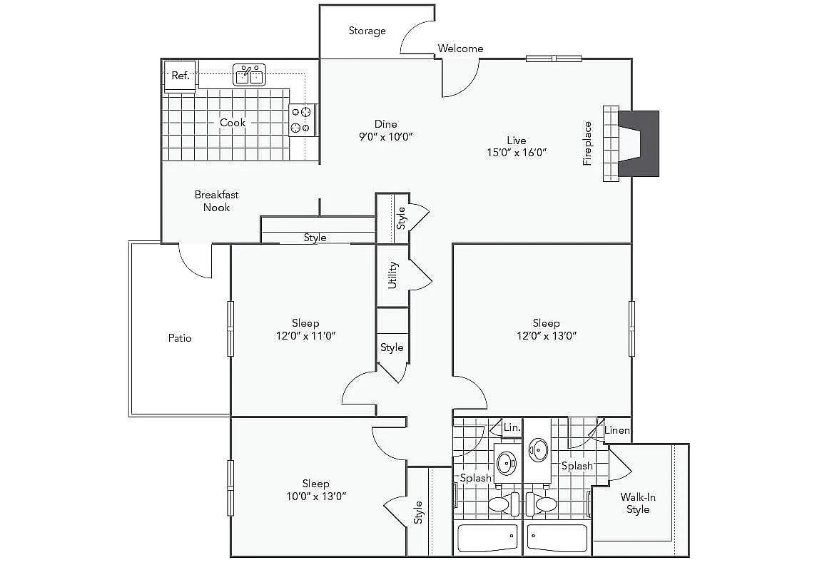 Floor plan C1