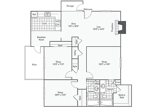 Floor plan C1