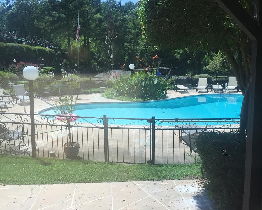 Swimming pool right outside living room/patio door