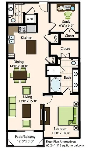 Floor plan A52