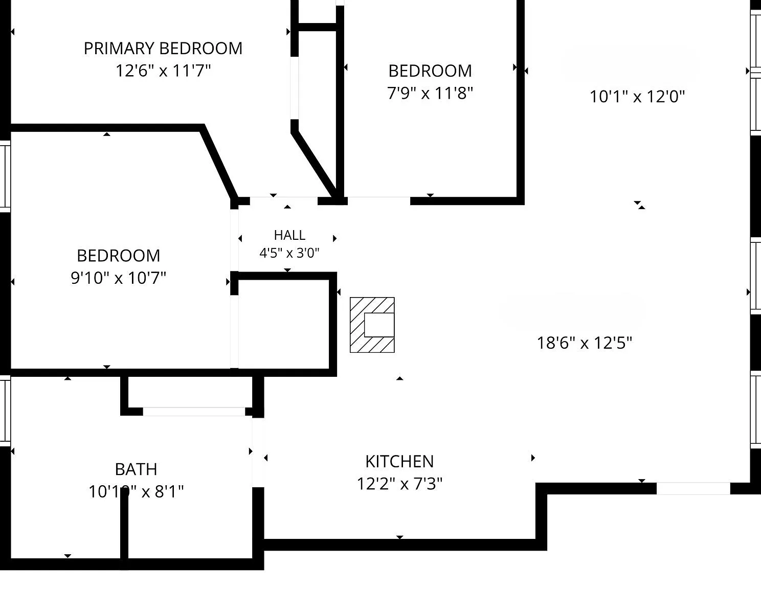 3 bed, 1.0 bath, 912 sqft, $1,750 — Photo 2