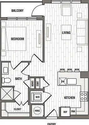 A2: 1bed 1bath A2: 1bed 1bath