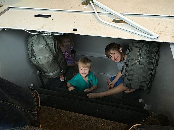 In ground tornado shelter