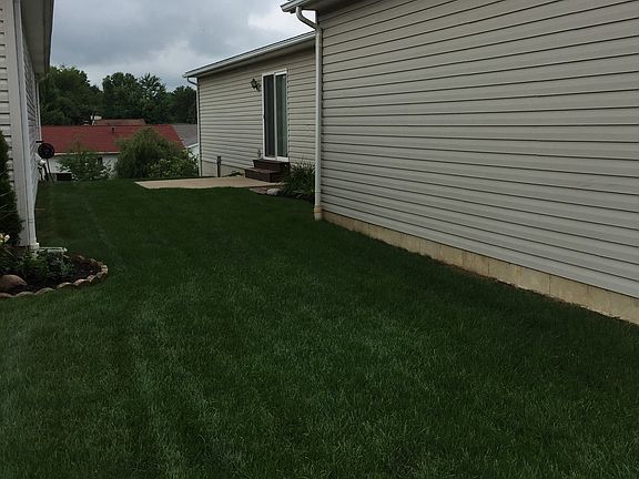 Side yard and patio