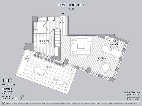 2nd image of 1 Boerum Pl #15CC