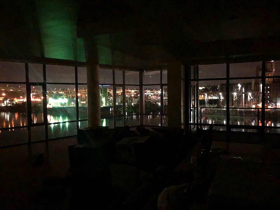 Night view across the river