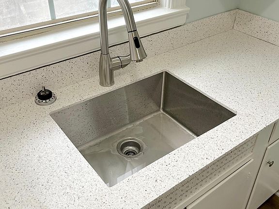 New countertop and under-mount sink