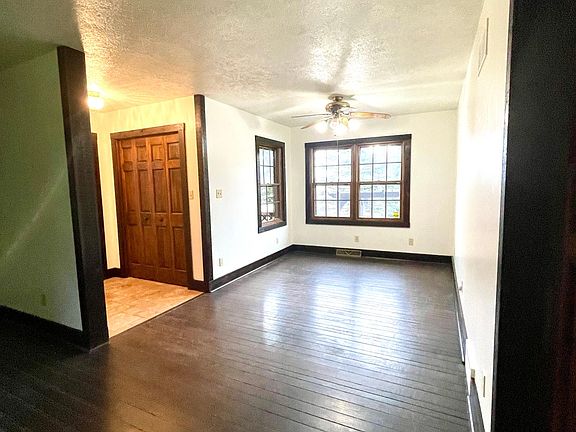 Nice sized dining room or office space and coat closet inside of the front door.