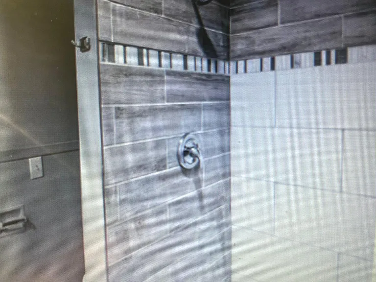 Newly updated lower level bathroom with new tile shower!