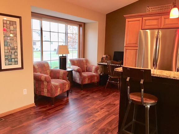 Even a place in the kitchen for your guests to hang out with the cook