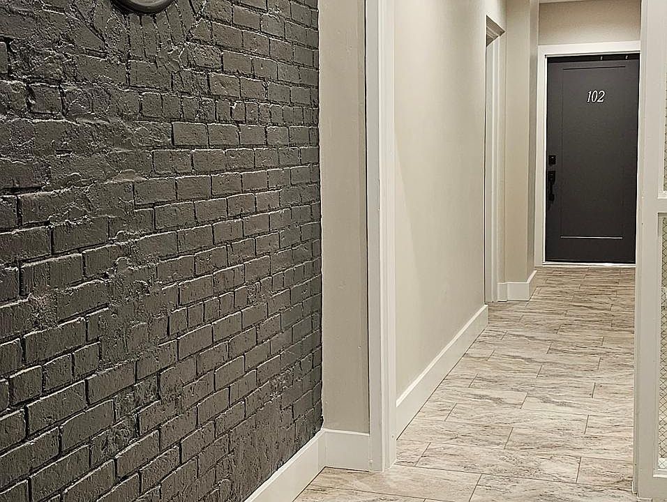 Entrance hallway 
Stairs to second floor on the right.