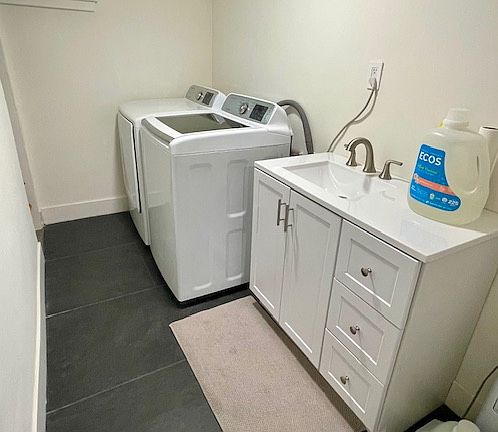Shared laundry room