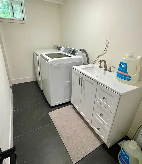 Shared laundry room