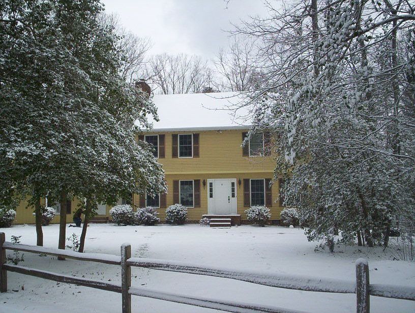 View from driveway