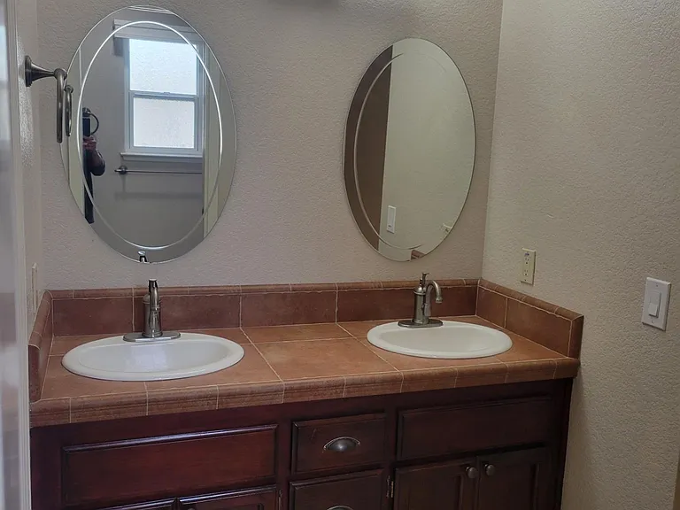 Master bath vanity