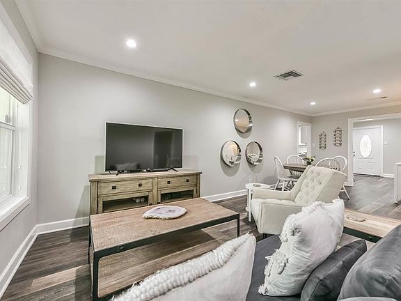 Living room is located at the front of the house.