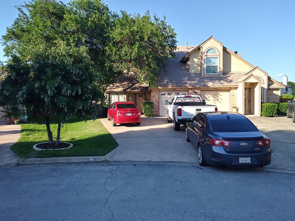 Driveway view. Left side only. More parking on street.