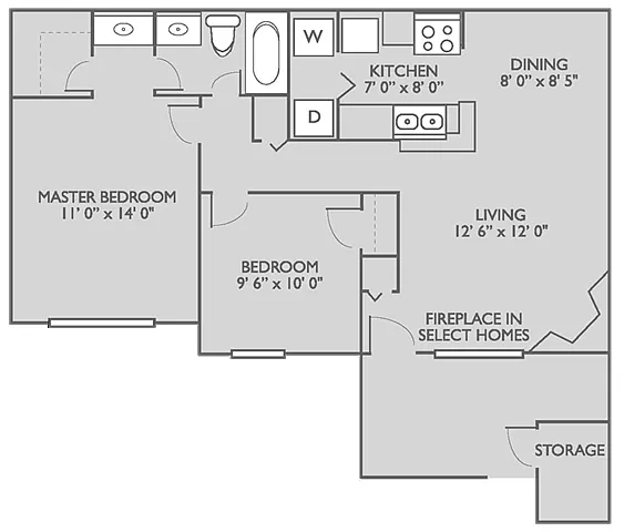 Floor plan Renovated Florence