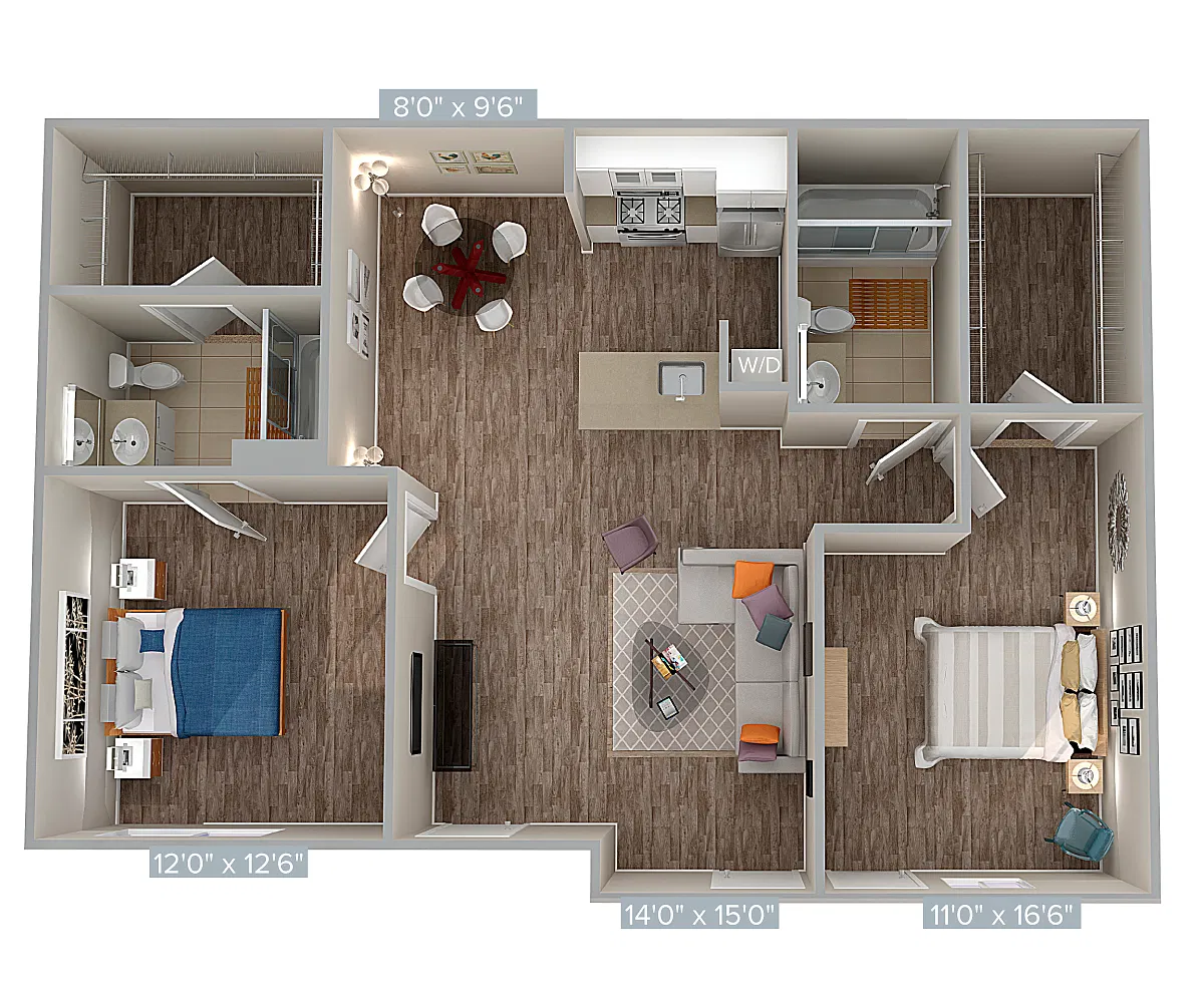 Floor plan B1-968