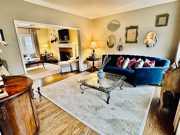 Looking into formal living from front hallway