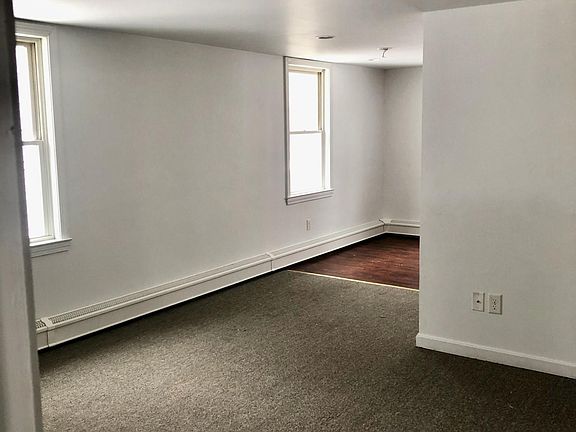 Living room into kitchen