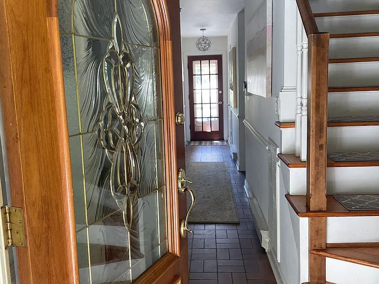 Front entrance to backdoor