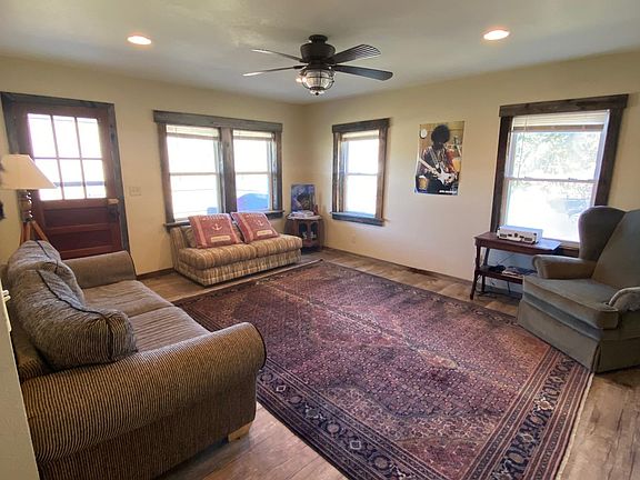 living room with many places to lounge