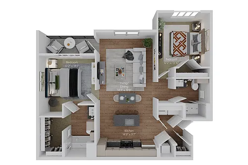 Floor plan The Executive (Classic B2)